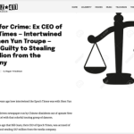 犯罪之舞：与“神韵艺术团”关系密切的〈大纪元时报〉前高管承认犯罪，涉案6700万美元